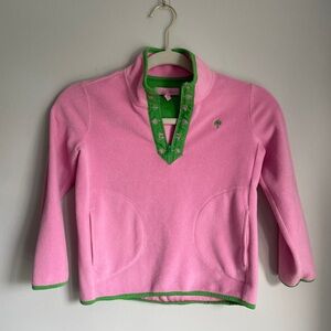 Lilly Pulitzer Pink and Green Kids Sweatshirt